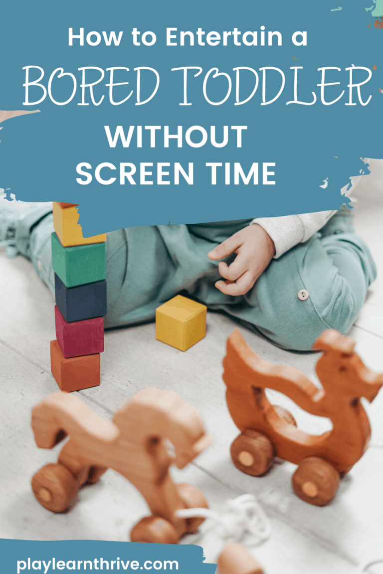 How to entertain a bored toddler at home with little effort Play