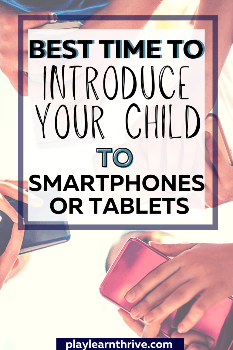 When to introduce your child to a smartphone or tablet?