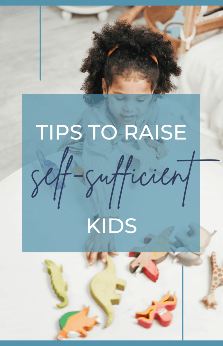 Why uninterrupted play in early childhood is important for raising self-sufficient kids