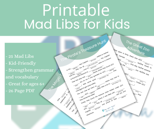 Printable Mad Libs for Kids