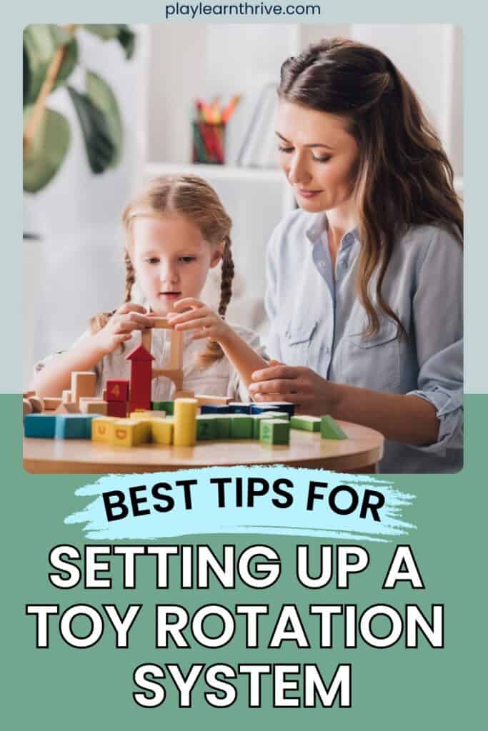 Struggling with toy overload? This guide will teach you how to set up a toy rotation system that works for both you and your kids!