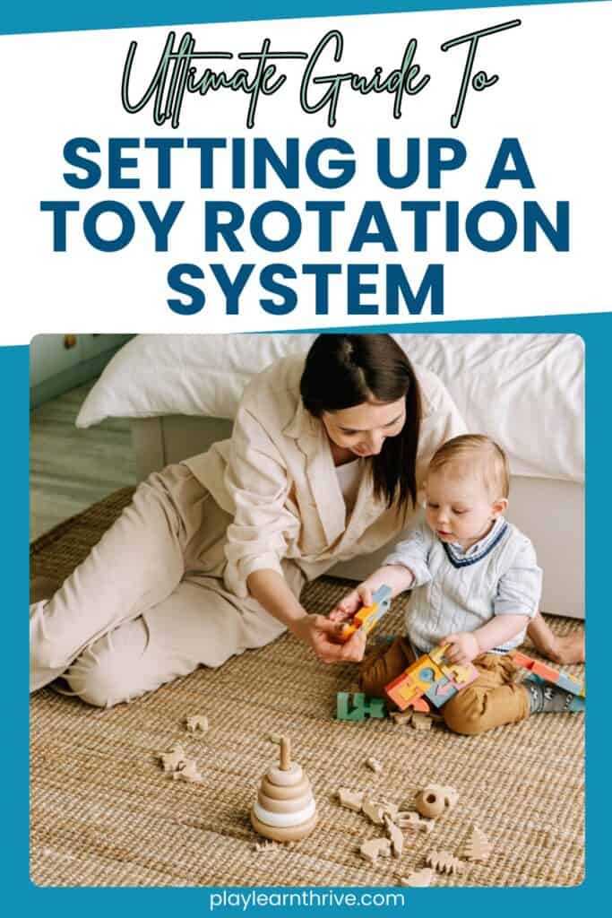 Overrun by toys? Here's how to rotate your child's toys in a way that keeps playtime interesting while giving your space a clutter-free boost!