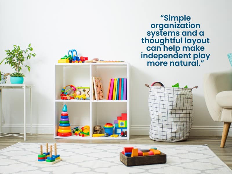 Unlock the power of decluttering for a more creative and connected home, where play takes center stage in a screen-free environment.
