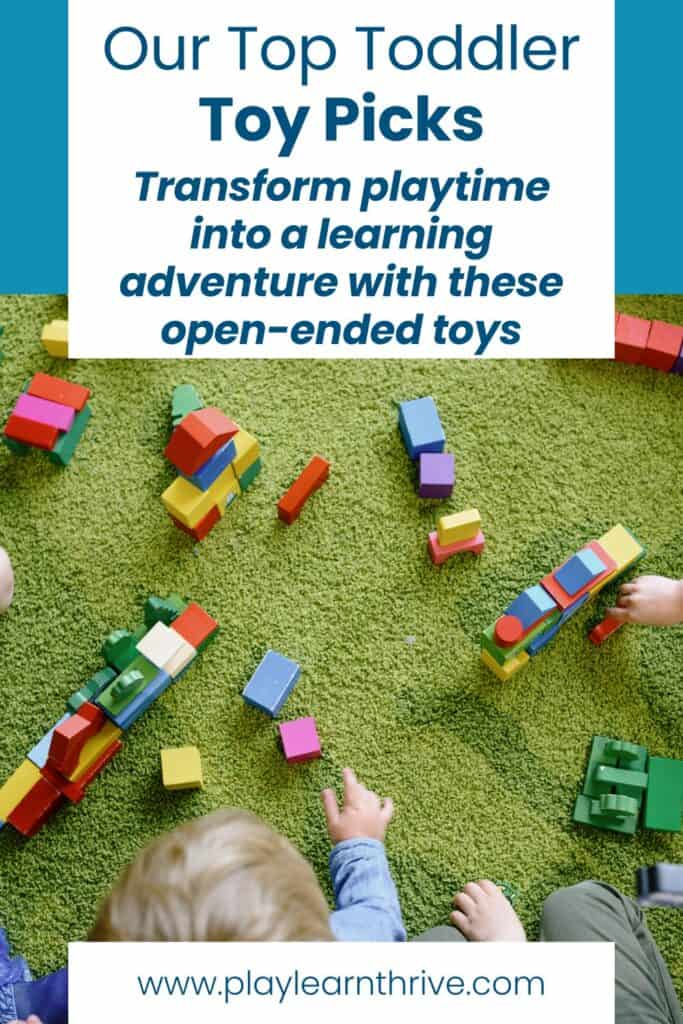 Discover our top recommendations for open-ended toys that support your toddler's development and creativity. Empower your child with toys that spark imagination and learning.