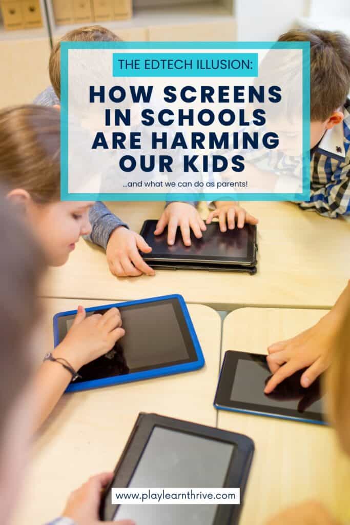Discover how the integration of screens in education is negatively impacting our children's well-being and learning. Learn what parents can do to protect their kids.