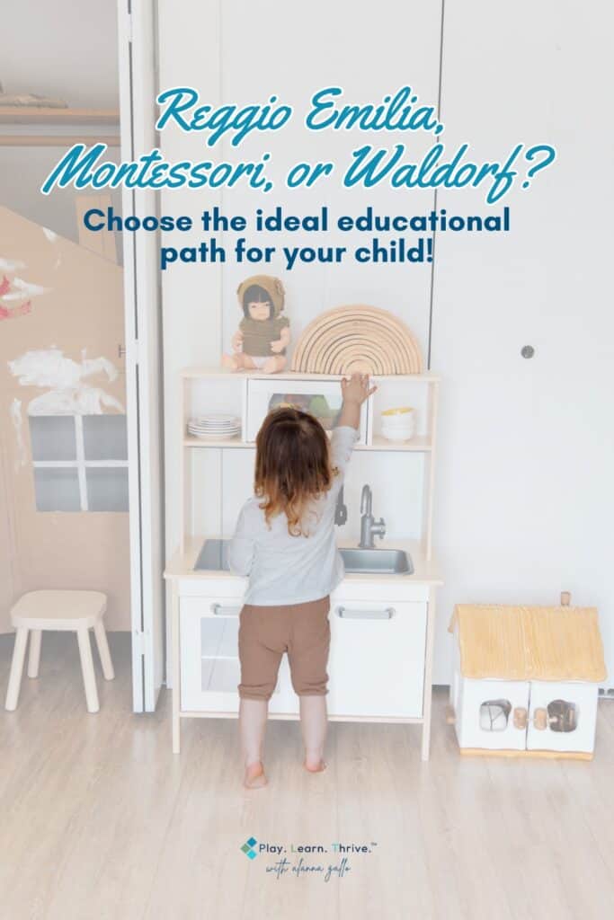 Compare and contrast Reggio Emilia, Montessori, and Waldorf to determine the educational philosophy that resonates with your child's growth and development.